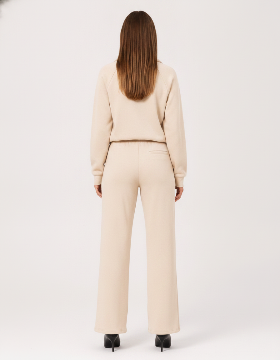 Willa Zip-Up Hoodie Wide-Leg Set | Women's Lounge Two-Piece