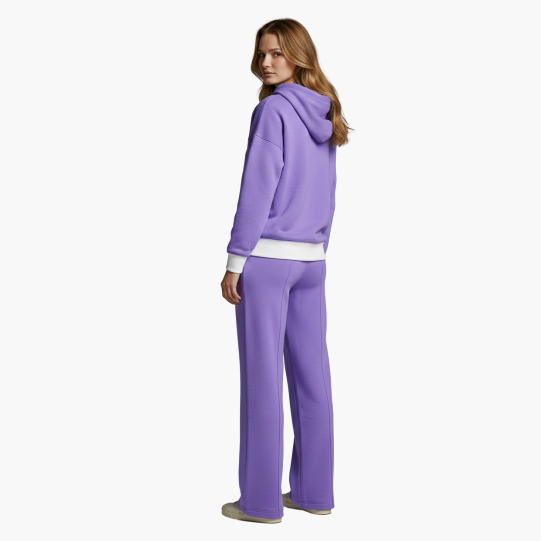 Renata Hooded Wide-Leg Lounge Set | Women's Two-Piece