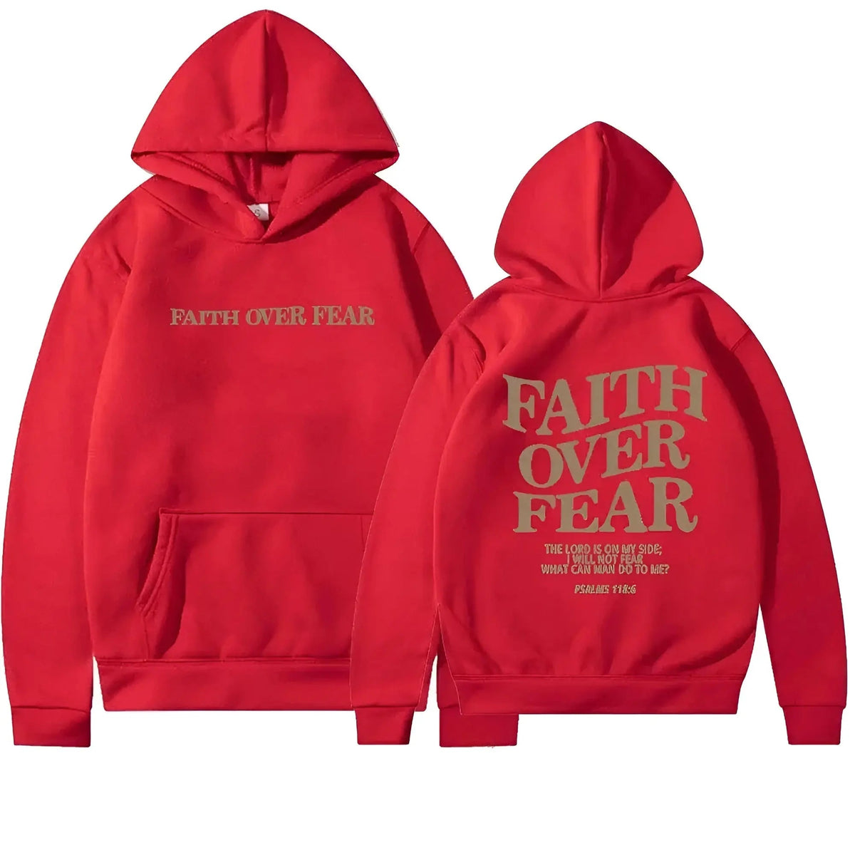 Faith Over Fear Oversized Hoodie