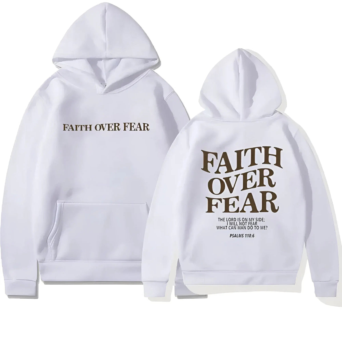 Faith Over Fear Oversized Hoodie