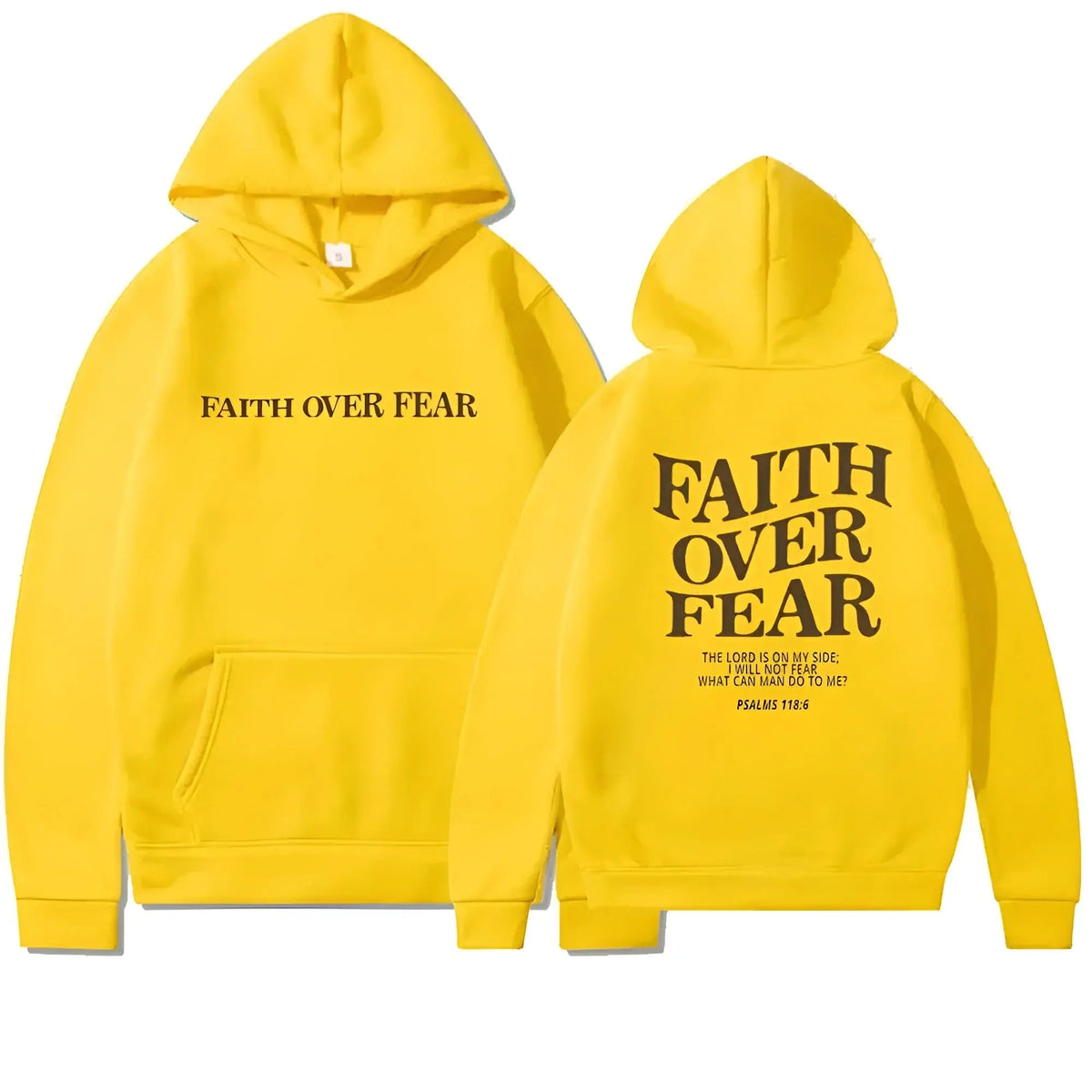 Faith Over Fear Oversized Hoodie