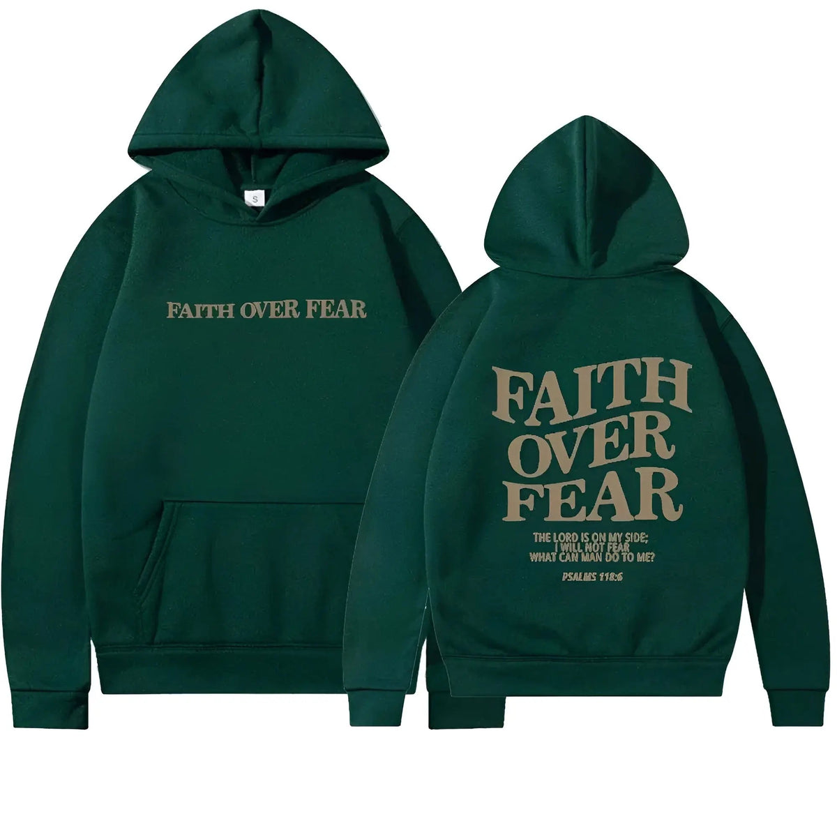Faith Over Fear Oversized Hoodie