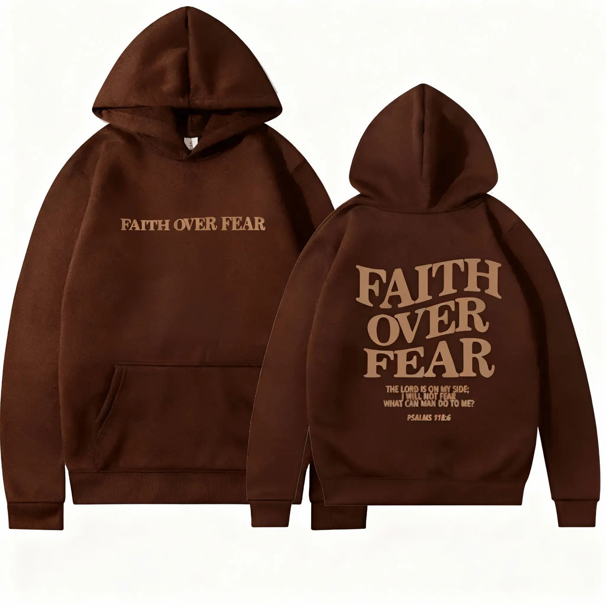 Faith Over Fear Oversized Hoodie