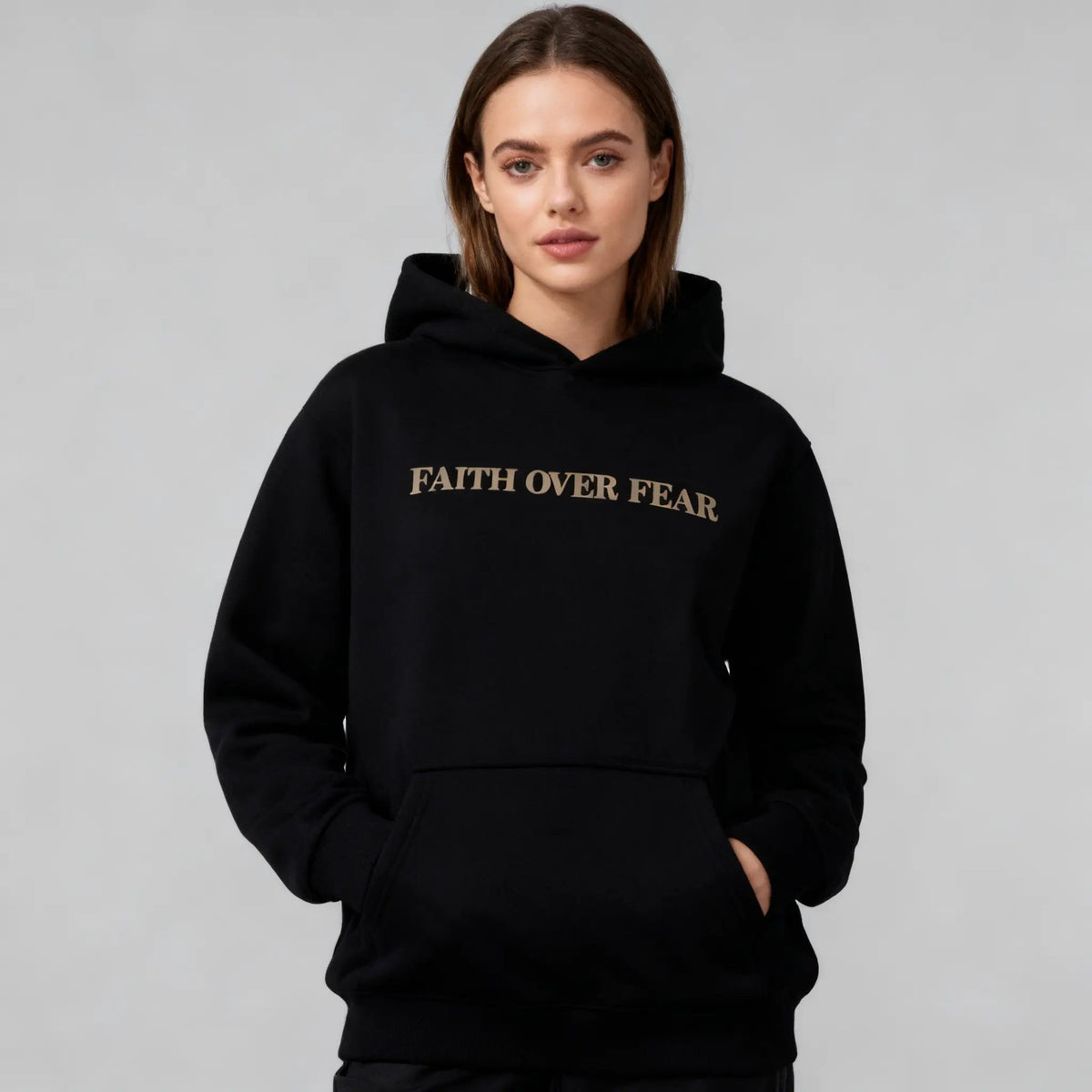 Faith Over Fear Oversized Hoodie