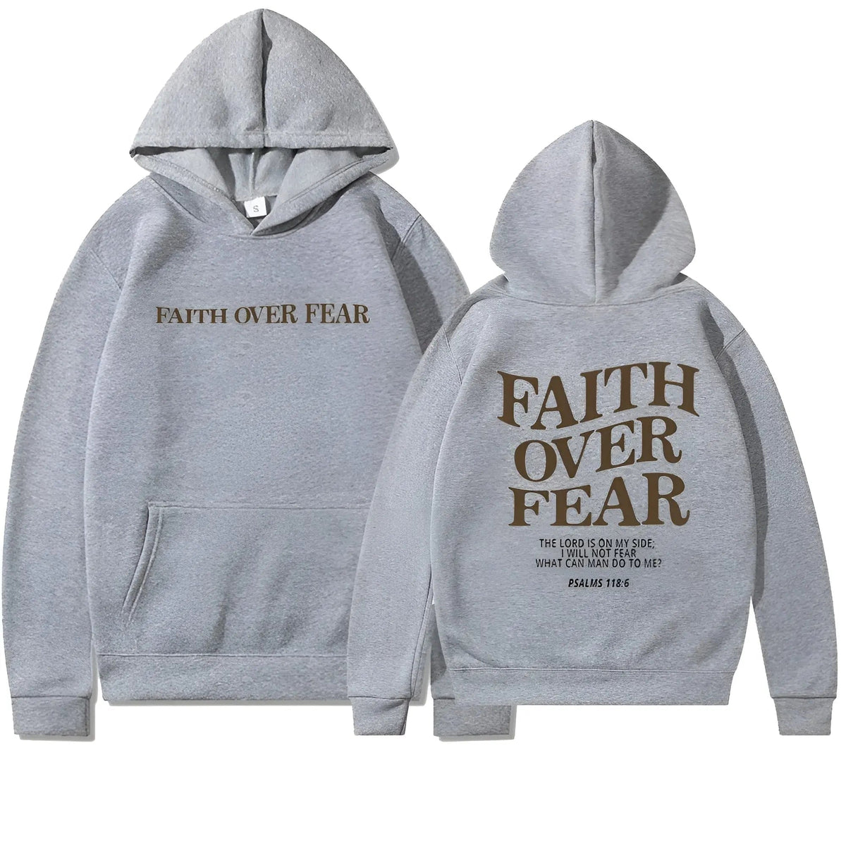 Faith Over Fear Oversized Hoodie