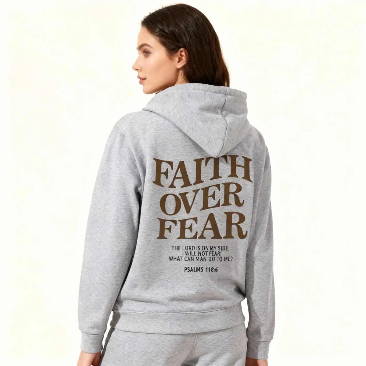 Faith Over Fear Oversized Hoodie
