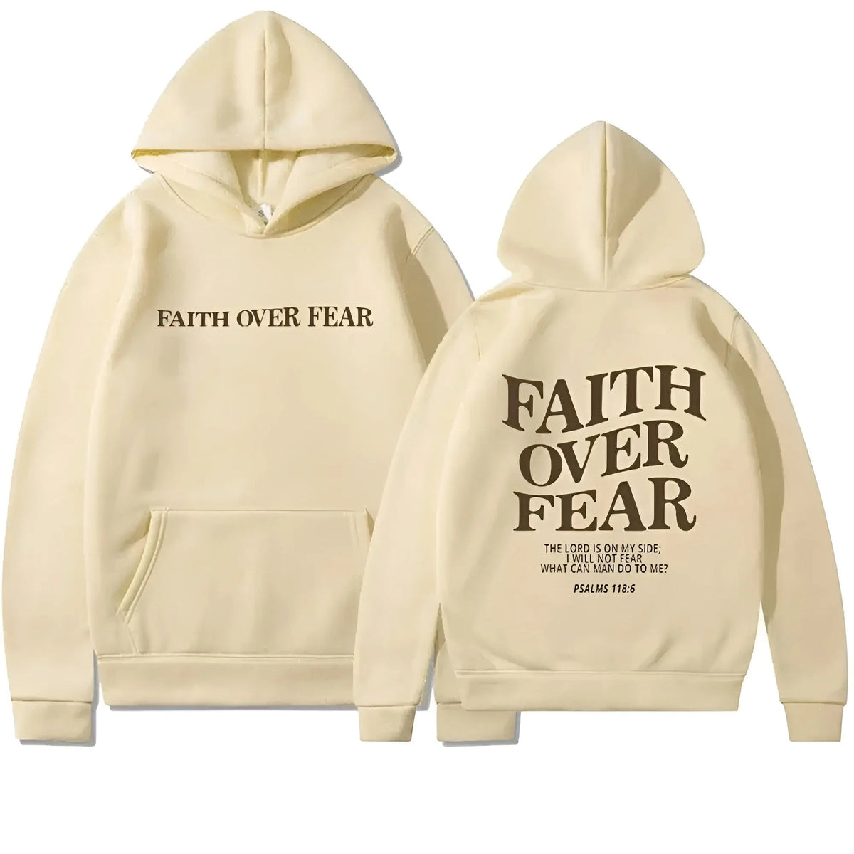 Faith Over Fear Oversized Hoodie