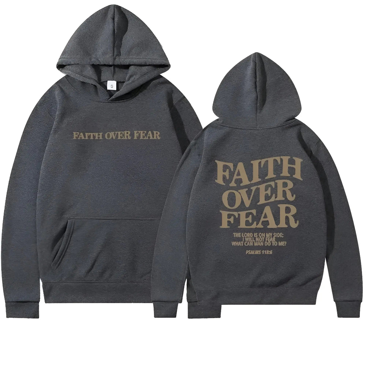Faith Over Fear Oversized Hoodie