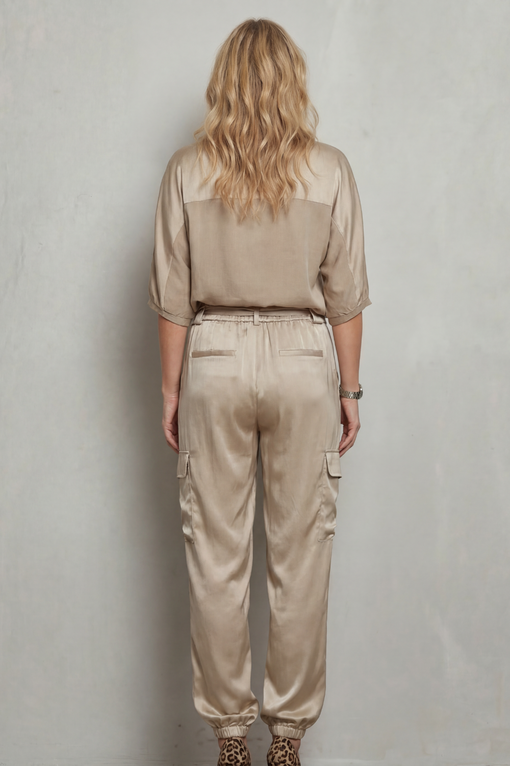 Finley Satin Cargo Lounge Set | Women's Two-Piece
