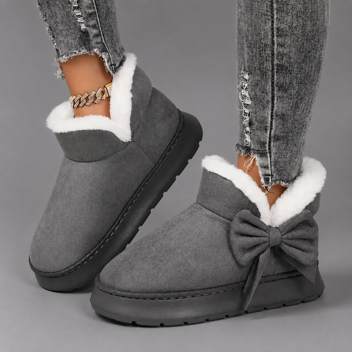 Winnie Fleece-Lined Slipper Boot | Women's Warm Ankle Slipper