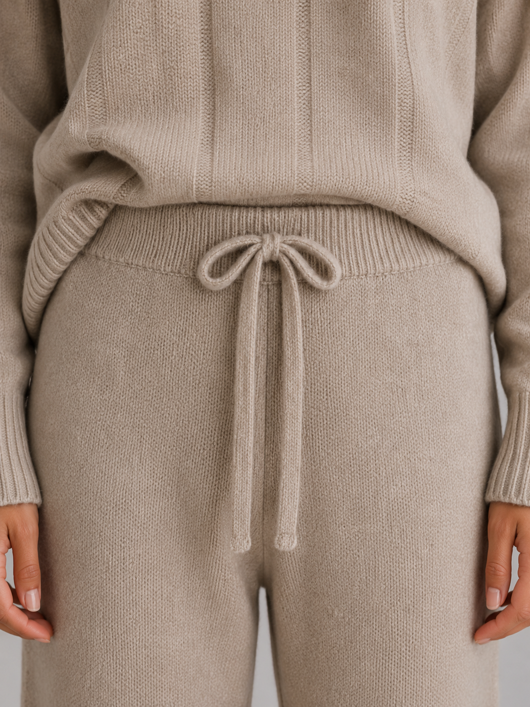 Women's Knitted Lounge Set – Relaxed Two Piece Co-Ord