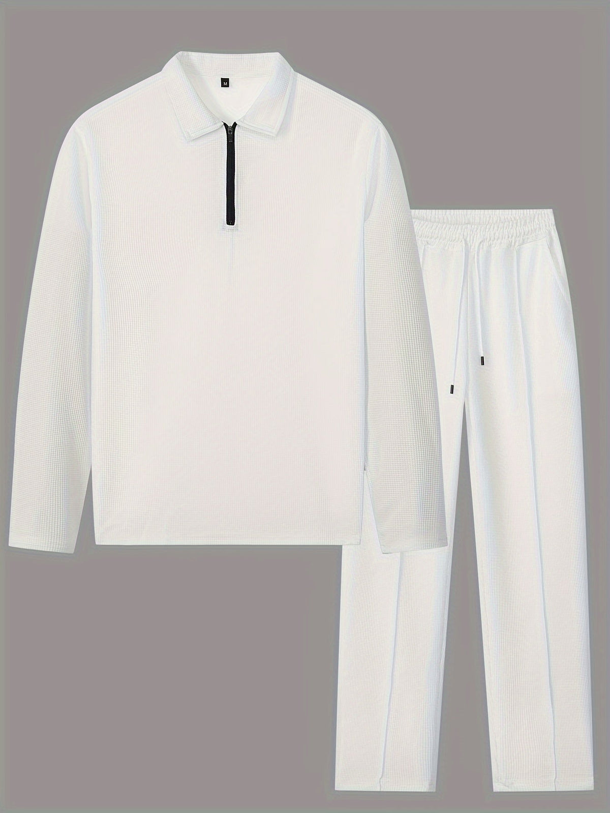 Xavier | Relaxed Waffle-Knit Two-Piece Set