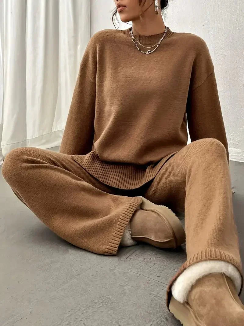 Elodie Knit Sweater & Wide-Leg Set | Women's Two-Piece Co-ord