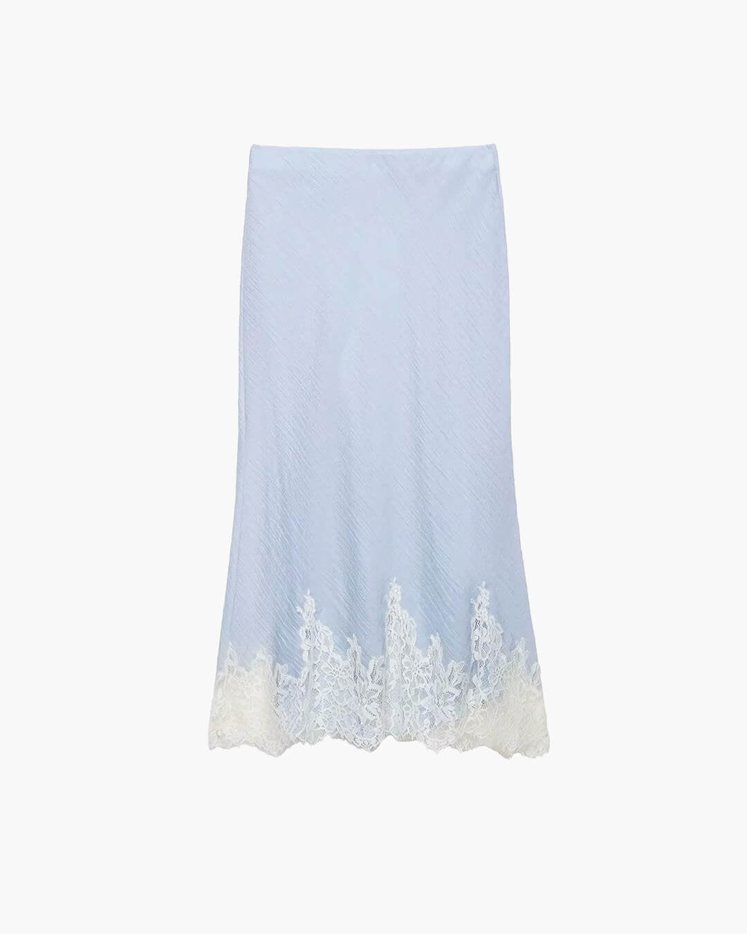 Celeste Lace-Spliced Midi Set | Women's Crop Top & Skirt