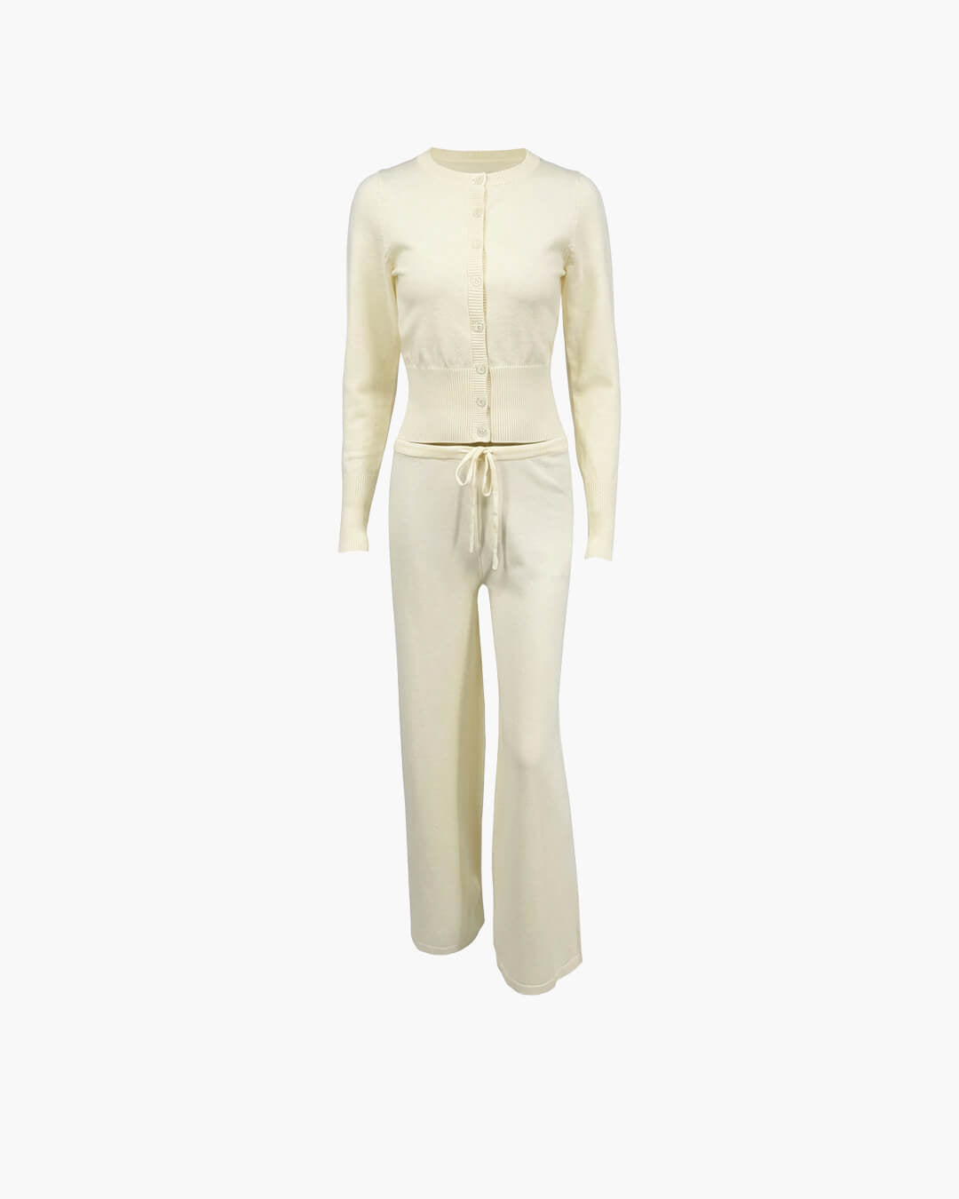 Jamilla Knit Cardigan Set | Women's Drawstring Pants Two-Piece