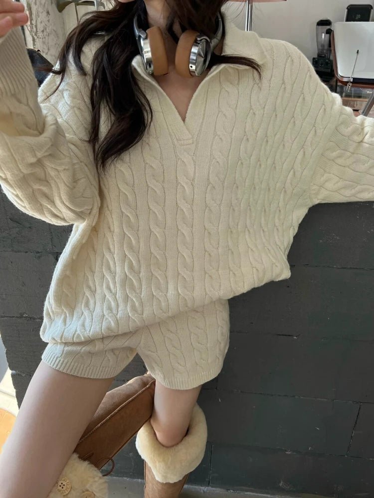 Maureen Knit Polo Shorts Set | Women's Two-Piece Co-ord