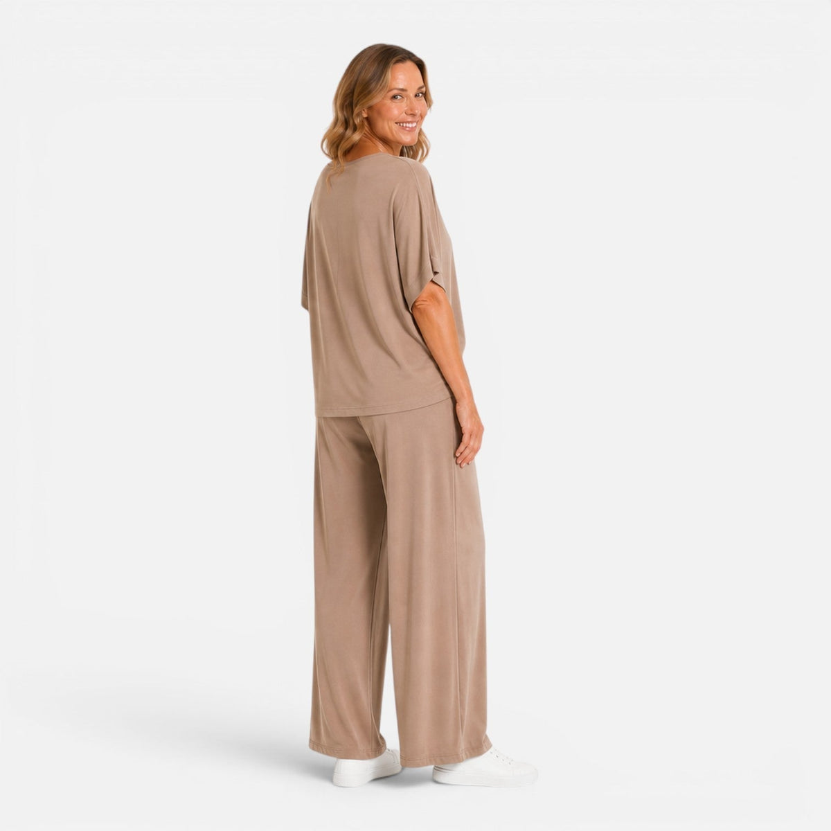 Cora Wide-Leg Lounge Set | Women's Relaxed Two-Piece