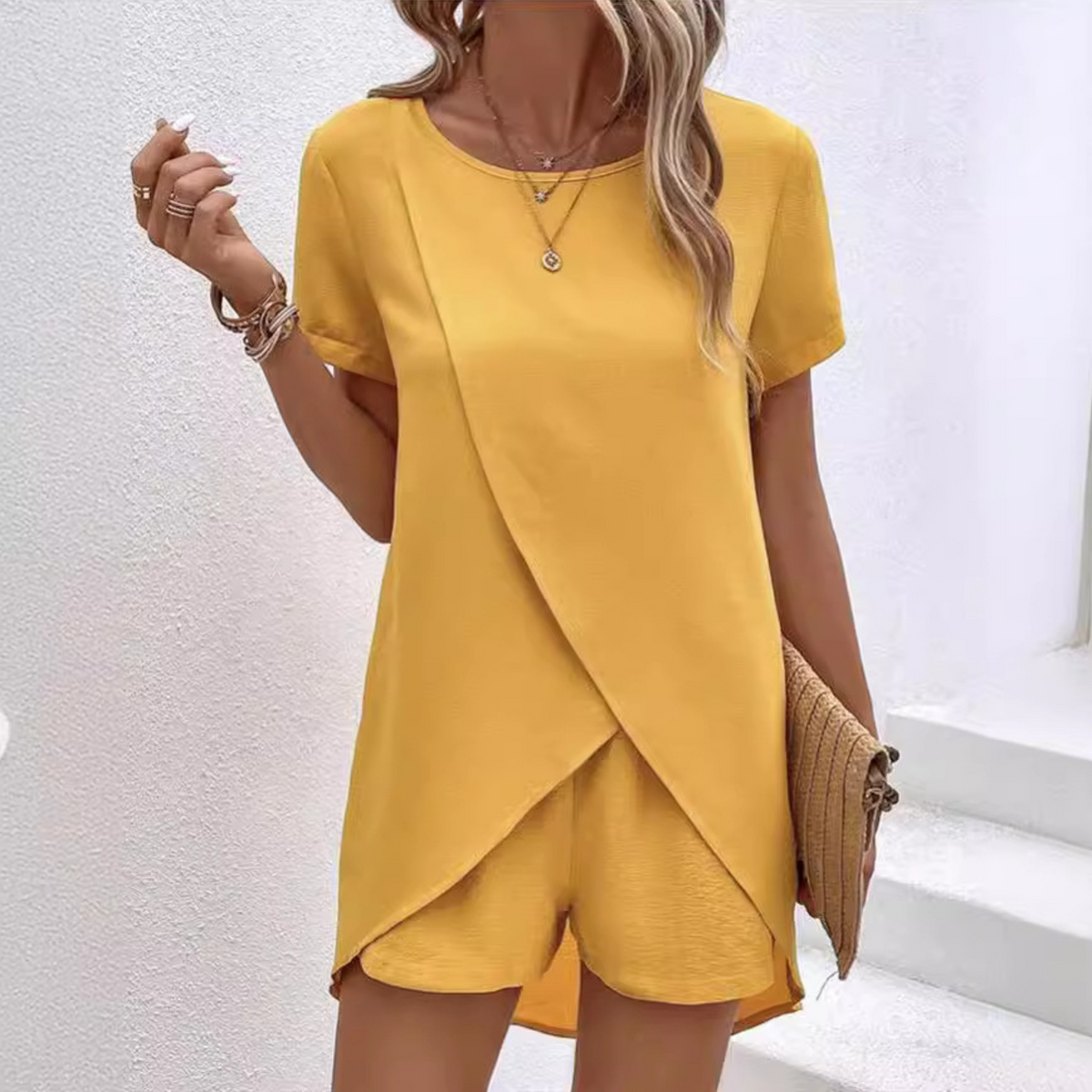 Cleora | Elegant Summer Co-ord Lounge Set