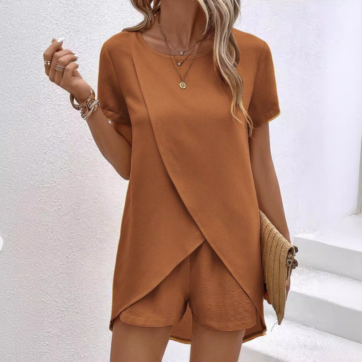 Cleora | Elegant Summer Co-ord Lounge Set