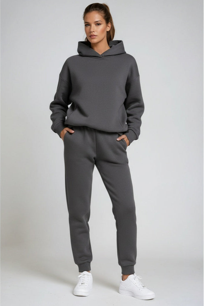 Talia Hooded Jogging Set | Women's Sweatshirt & Jogger Two-Piece