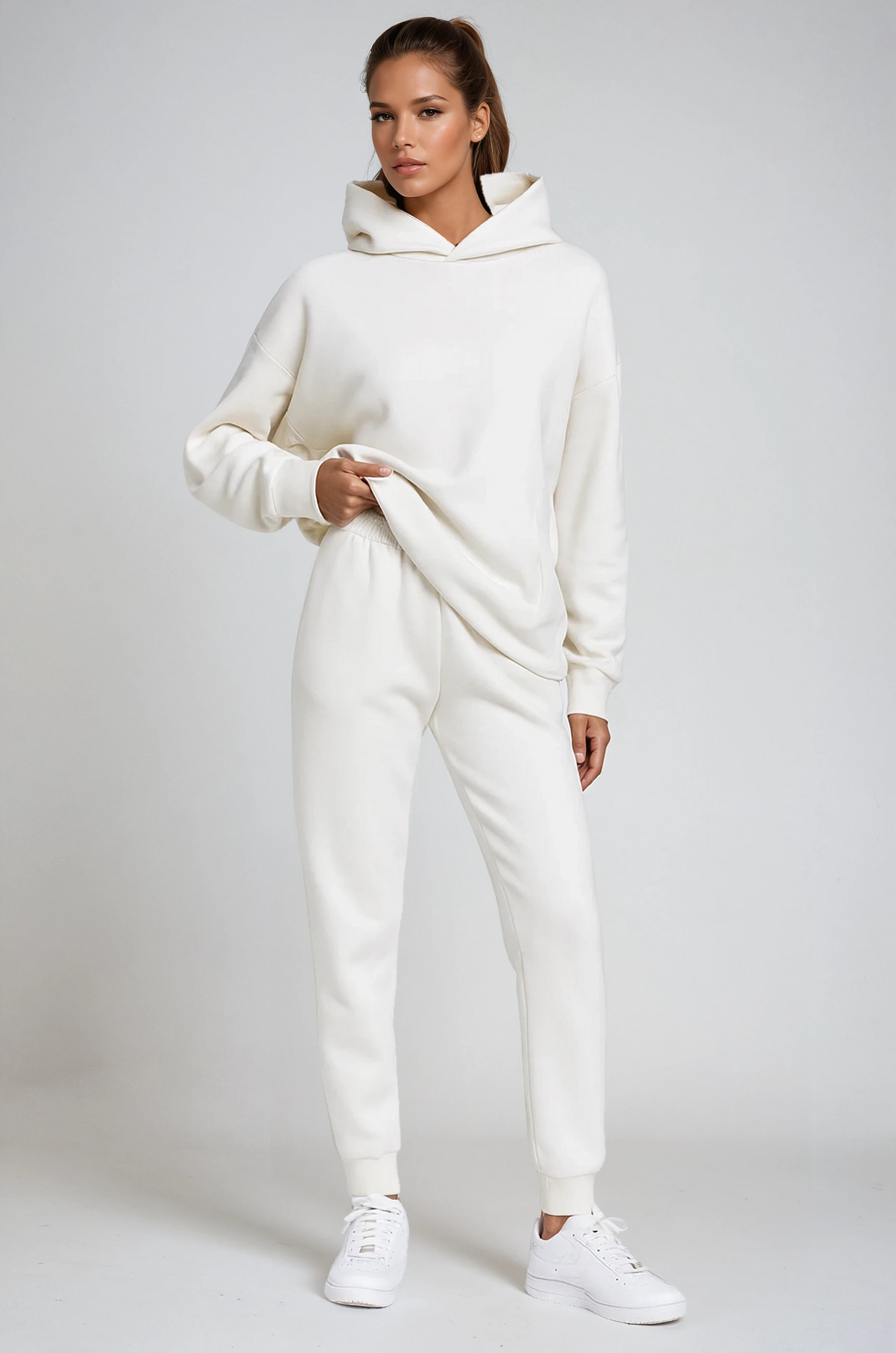 Talia Hooded Jogging Set | Women's Sweatshirt & Jogger Two-Piece