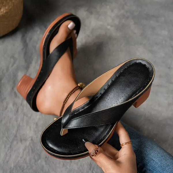 Verity Arch-Support Heeled Slipper | Women's Cushioned Slide