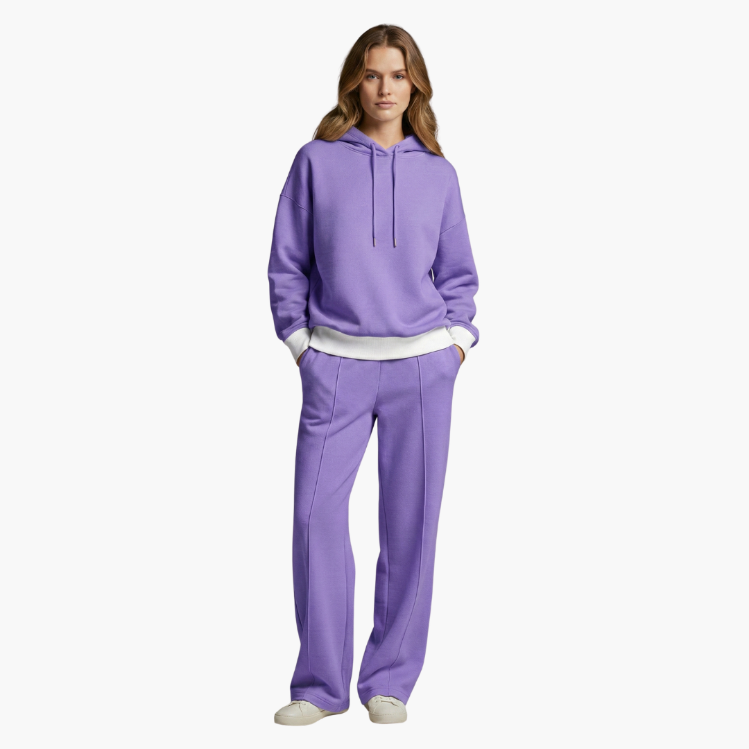 Renata Hooded Wide-Leg Lounge Set | Women's Two-Piece