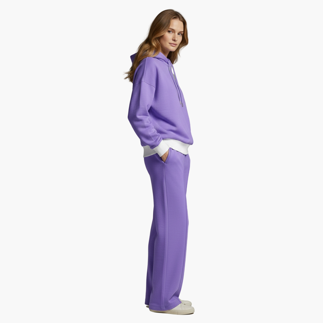Renata Hooded Wide-Leg Lounge Set | Women's Two-Piece