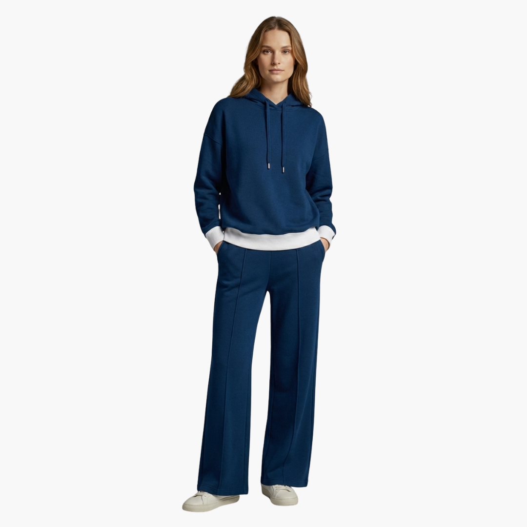 Renata Hooded Wide-Leg Lounge Set | Women's Two-Piece