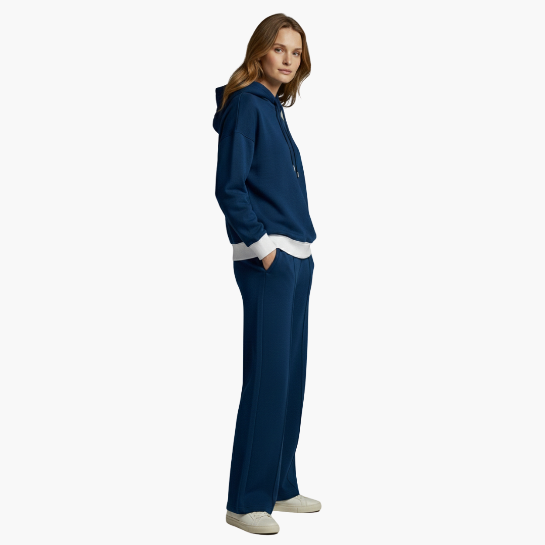 Renata Hooded Wide-Leg Lounge Set | Women's Two-Piece