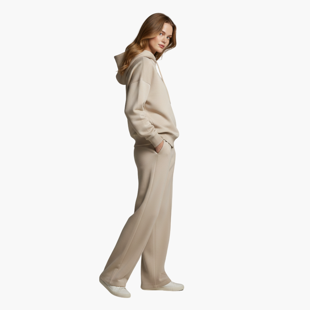 Renata Hooded Wide-Leg Lounge Set | Women's Two-Piece
