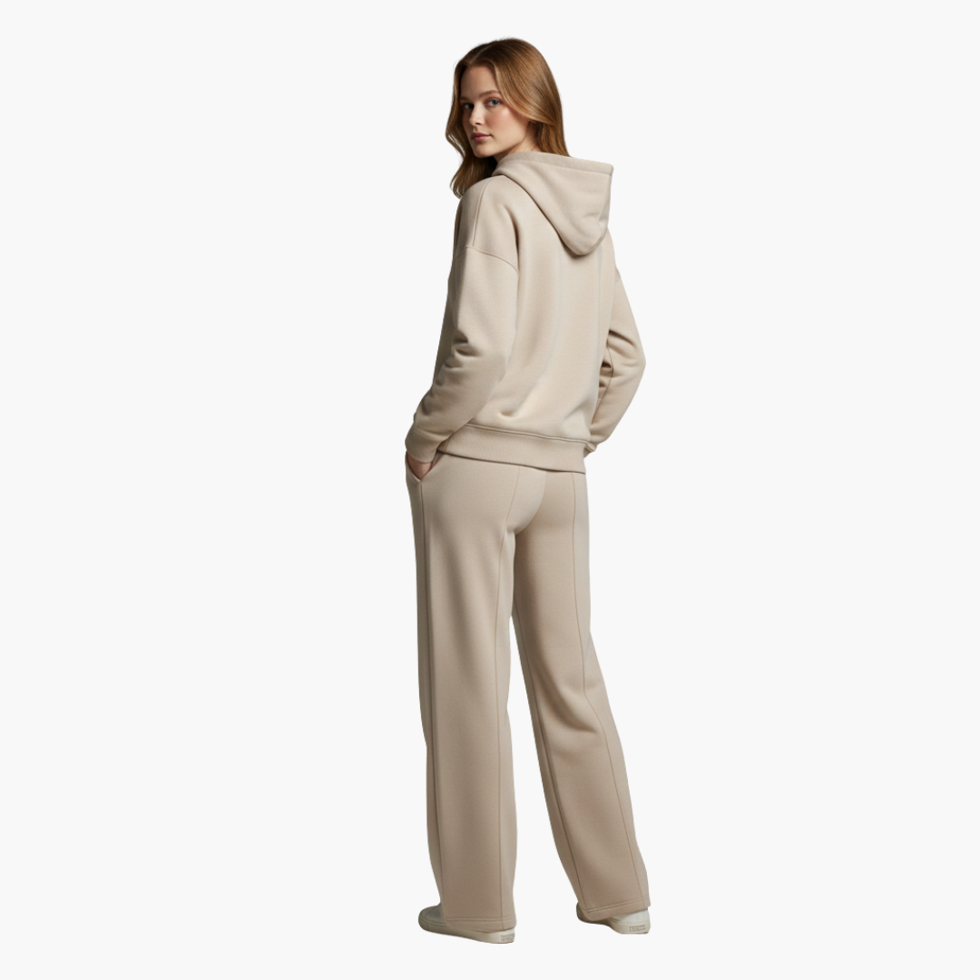 Renata Hooded Wide-Leg Lounge Set | Women's Two-Piece