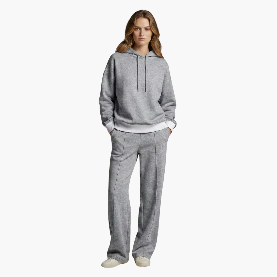 Renata Hooded Wide-Leg Lounge Set | Women's Two-Piece