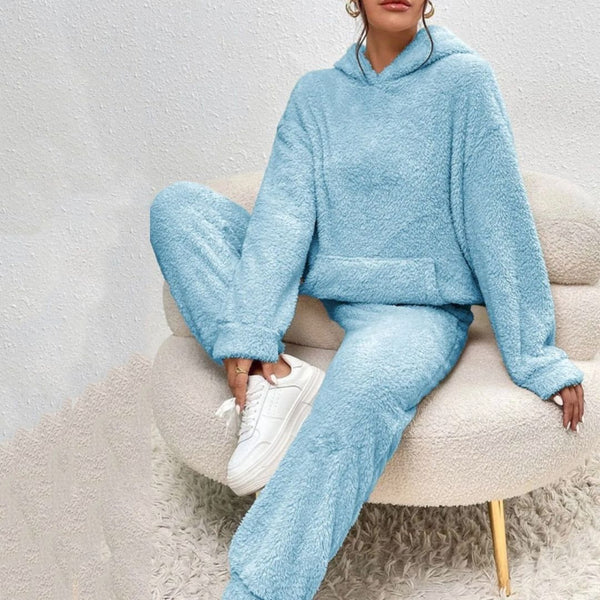 Mabel Fleece Lounge Set | Women's High-Neck Two-Piece