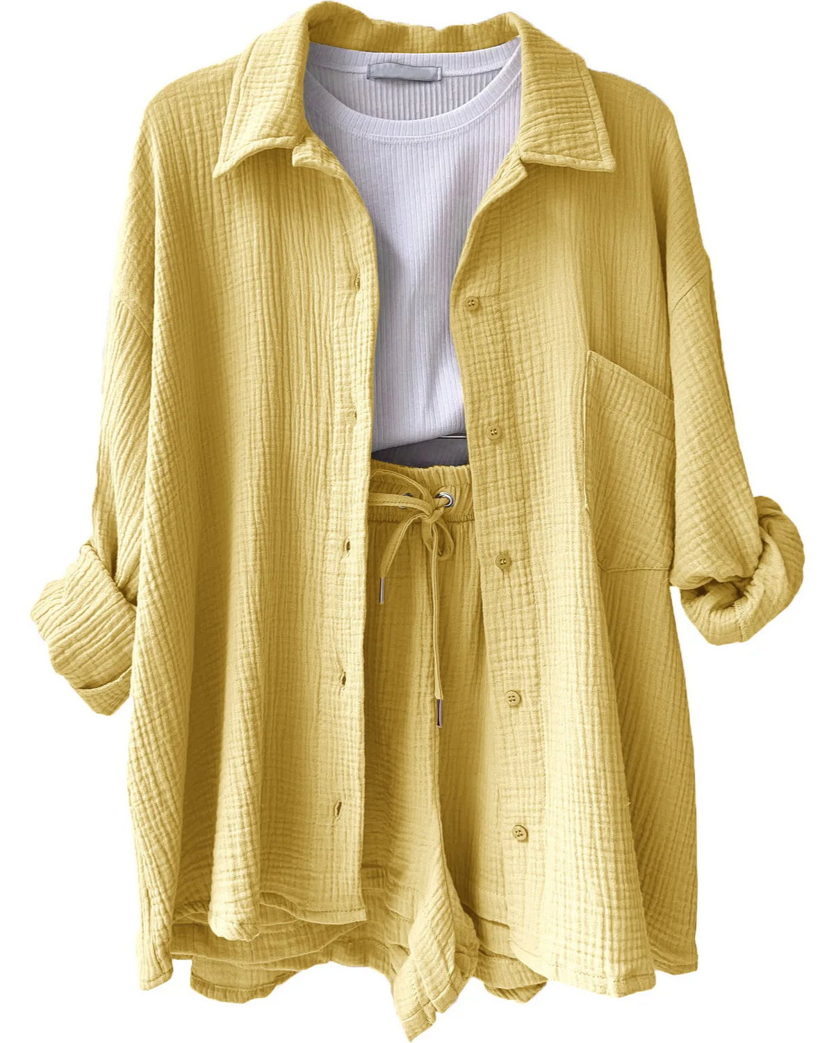 Sienna | Women's Lightweight Lounge Set with Relaxed Shorts