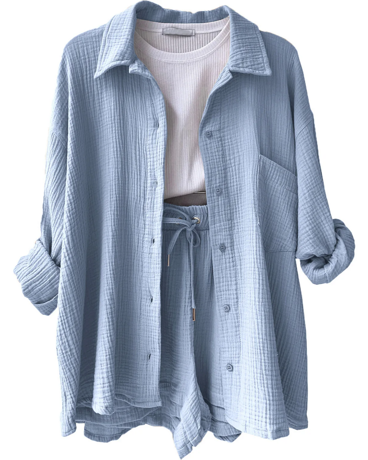 Sienna | Women's Lightweight Lounge Set with Relaxed Shorts