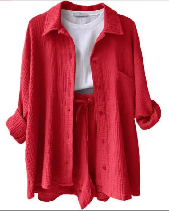 Sienna | Women's Lightweight Lounge Set with Relaxed Shorts