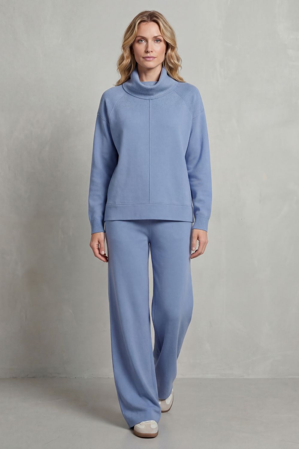 Luverra Turtleneck Lounge Set | Women's Wide-Leg Two-Piece