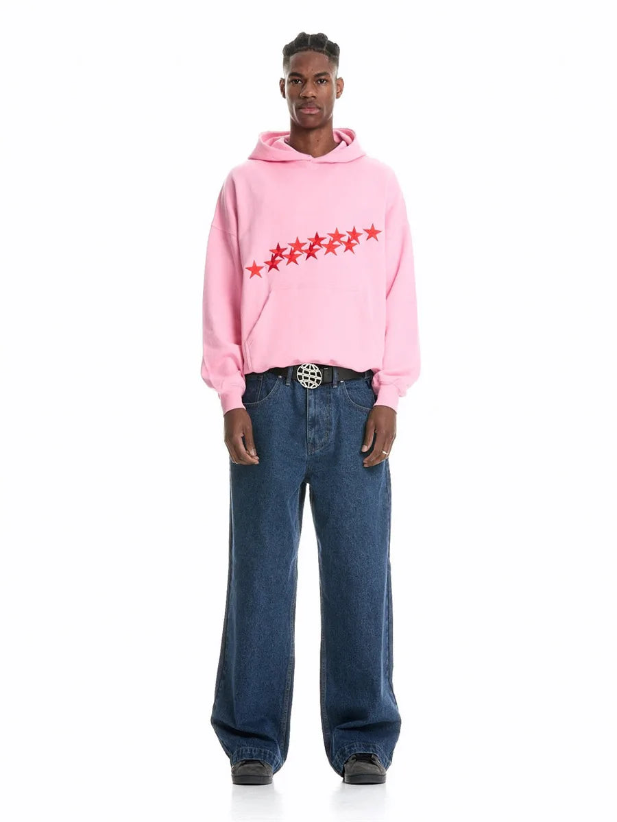 Matilda | Oversized Hoodie with Star Print