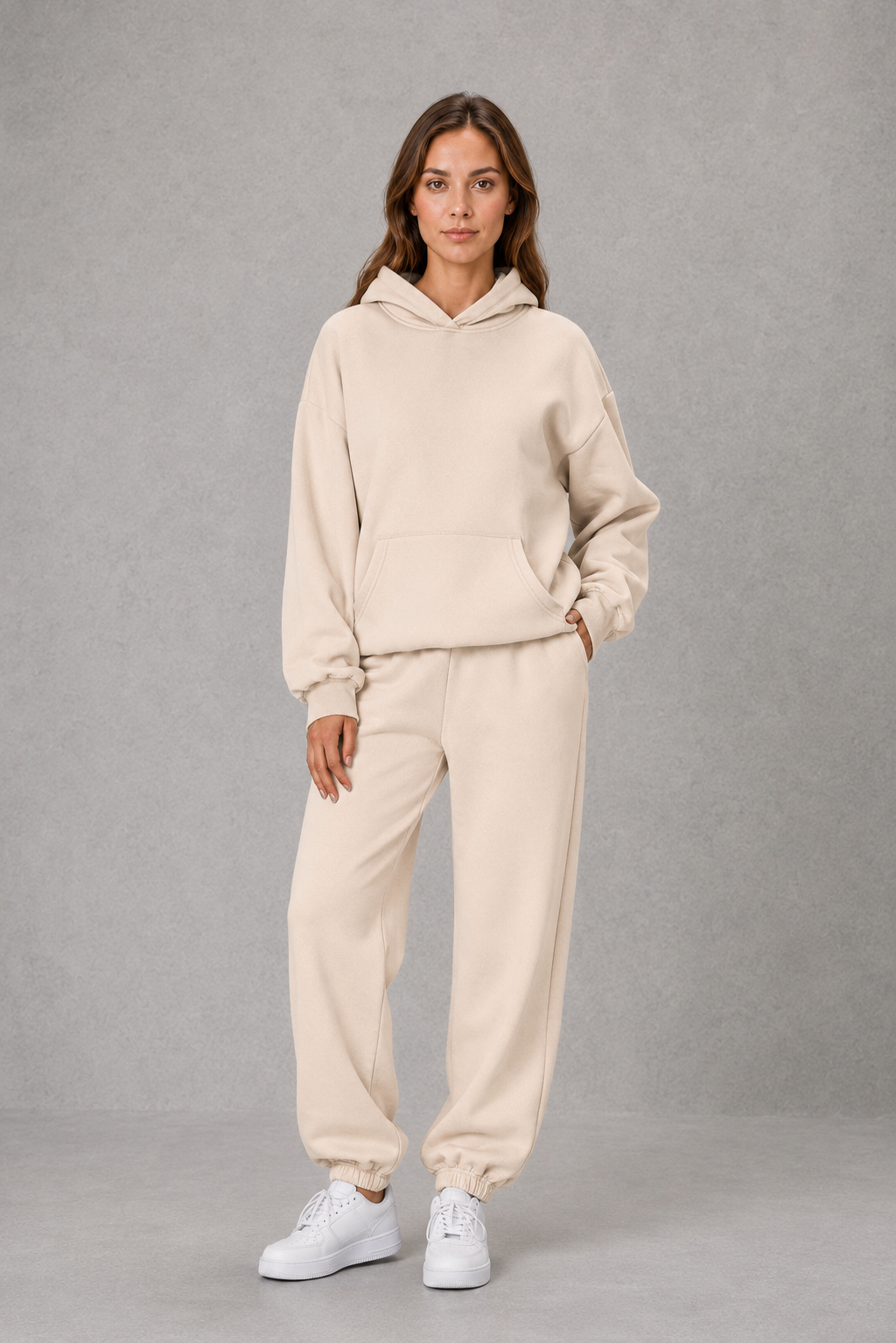 Ines Hooded Sweatshirt & Jogger Set | Women's Tracksuit Two-Piece