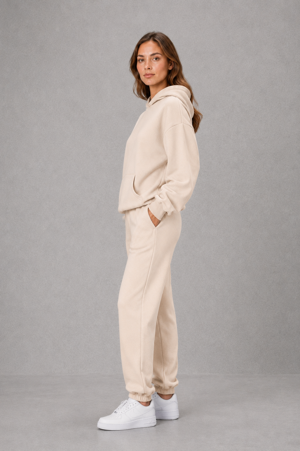 Ines Hooded Sweatshirt & Jogger Set | Women's Tracksuit Two-Piece
