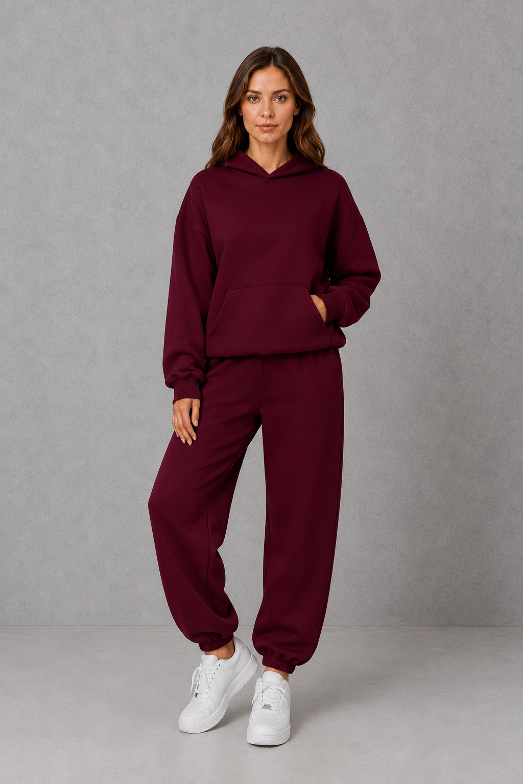 Ines Hooded Sweatshirt & Jogger Set | Women's Tracksuit Two-Piece