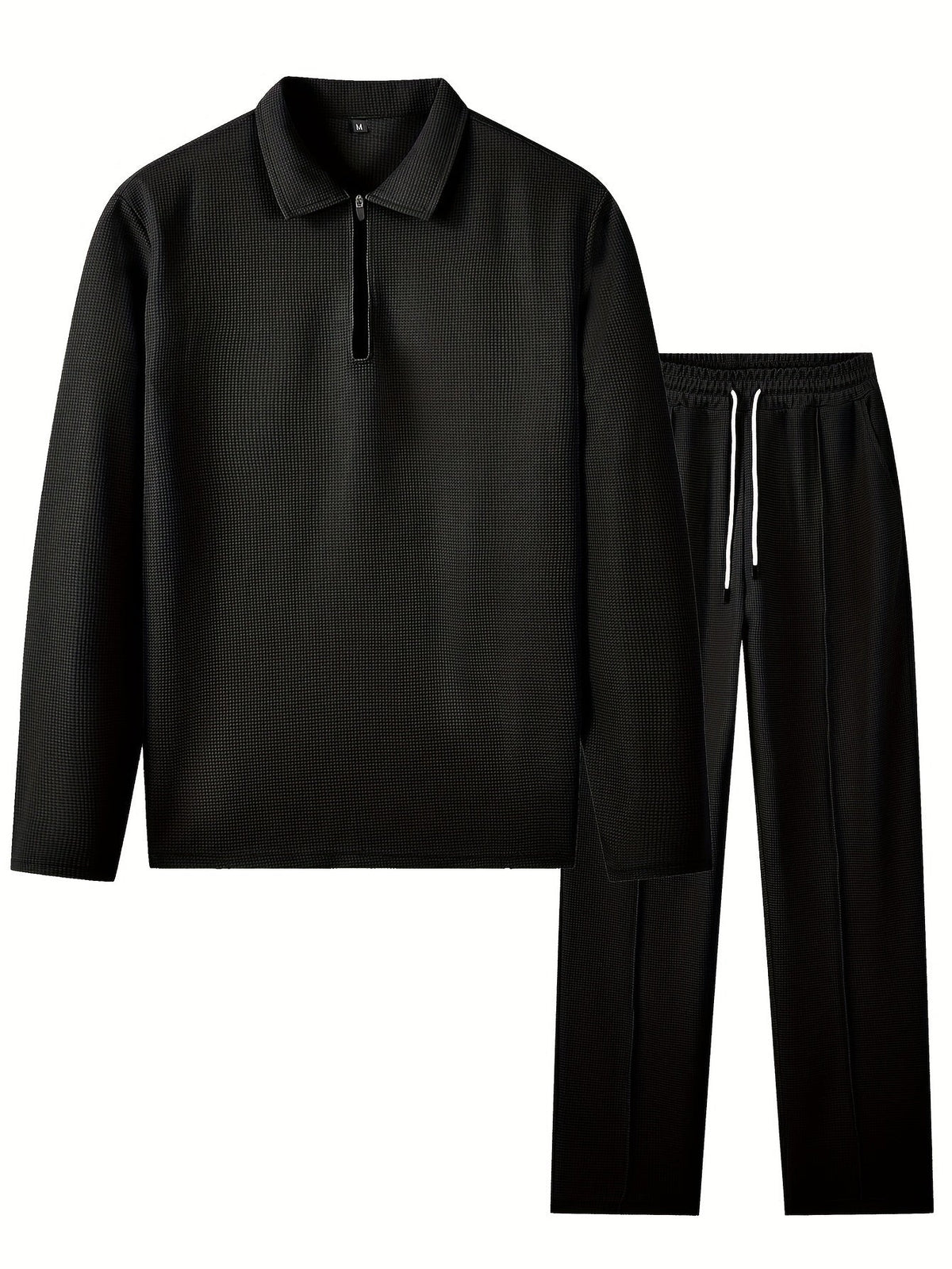 Xavier | Relaxed Waffle-Knit Two-Piece Set