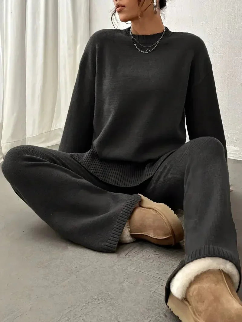 Elodie Knit Sweater & Wide-Leg Set | Women's Two-Piece Co-ord