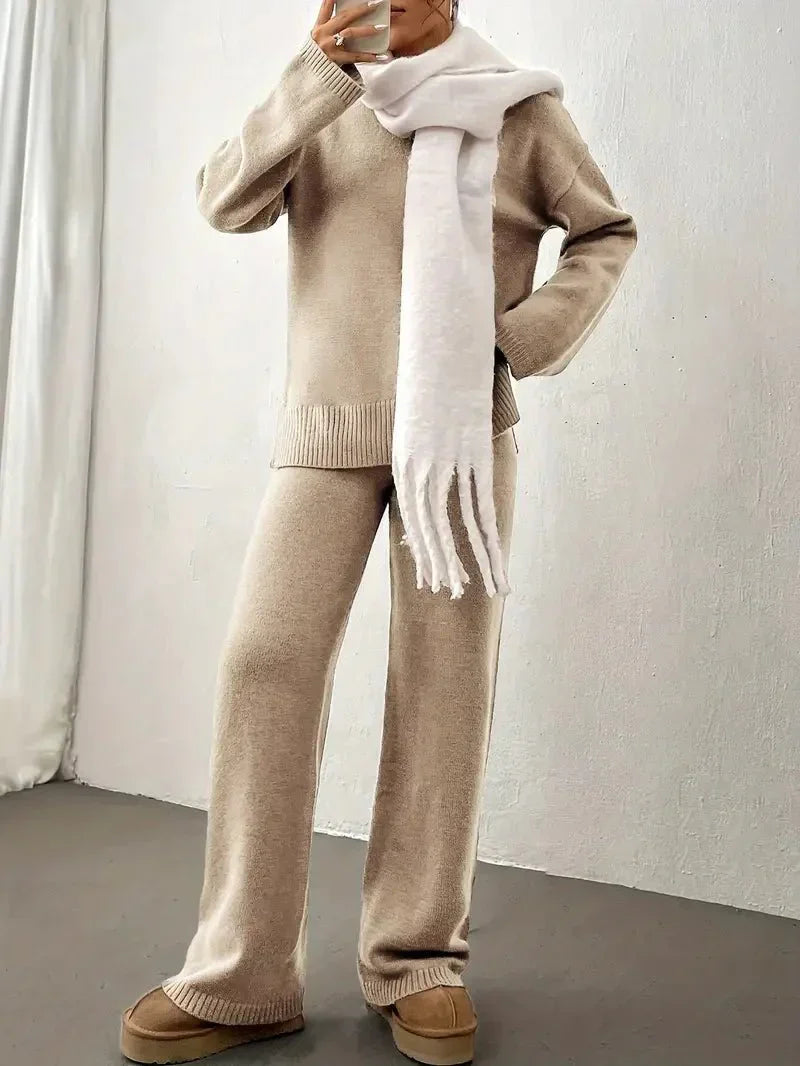 Elodie Knit Sweater & Wide-Leg Set | Women's Two-Piece Co-ord