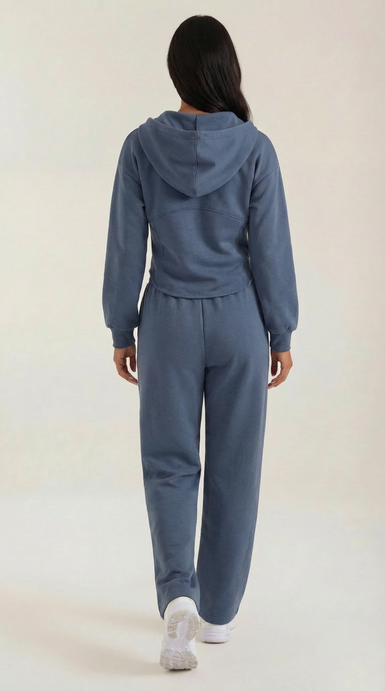 Faye Hoodie & Wide-Leg Pants Set | Women's Two-Piece