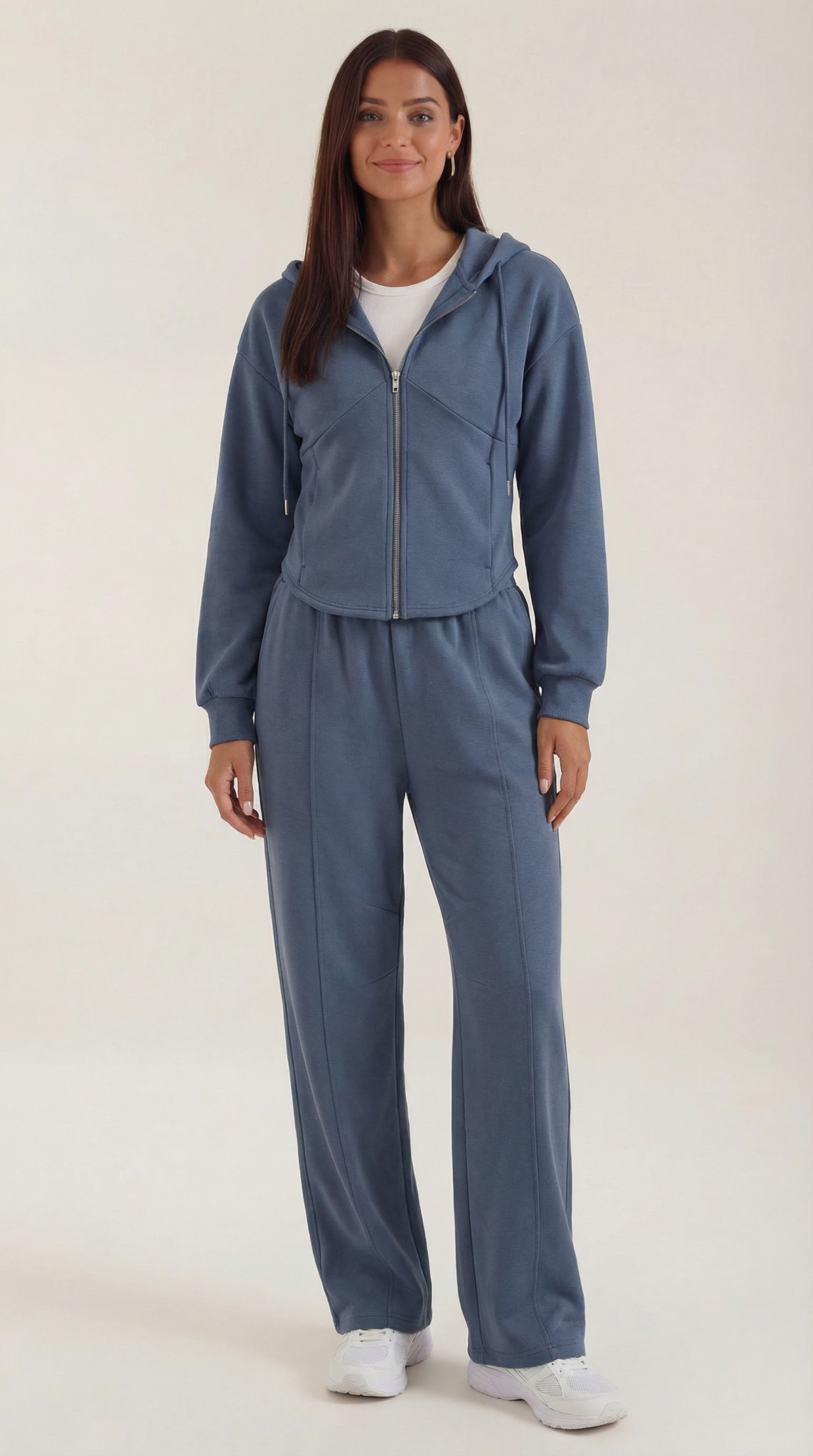 Faye Hoodie & Wide-Leg Pants Set | Women's Two-Piece