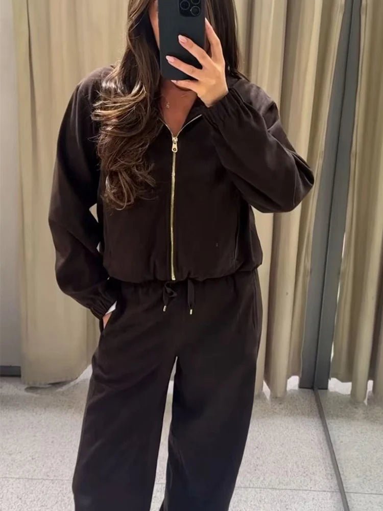 Amirah Hooded Tracksuit Set