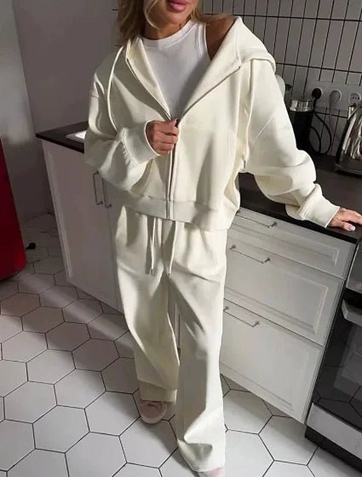 Cecilia Oversized Hoodie Tracksuit | Women's Wide-Leg Set