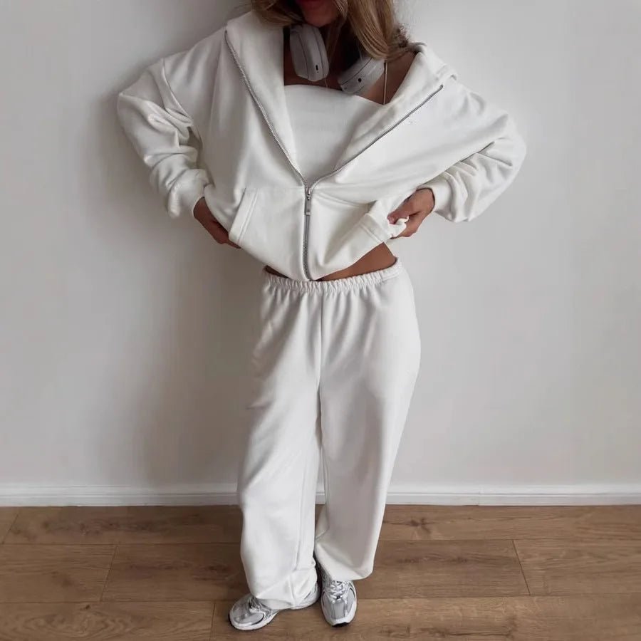 Cecilia Oversized Hoodie Tracksuit | Women's Wide-Leg Set